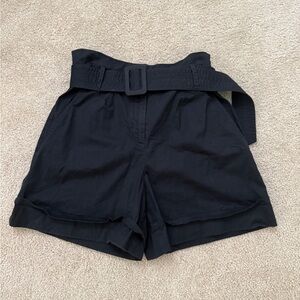 Laundry By Shelli Segal Black High Waist Shorts
